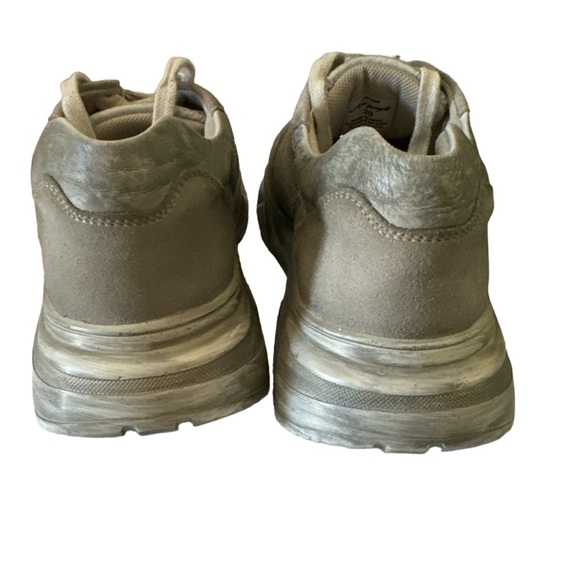 FREE PEOPLE Let's Wander Washed Sneakers / White New size 39 - Picture 2 of 8